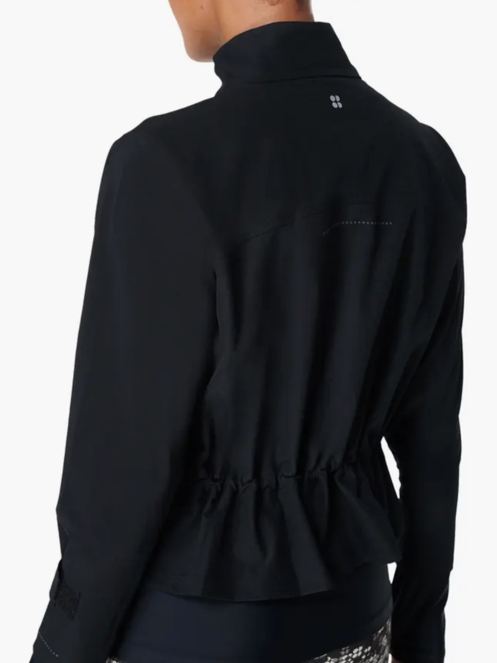 NWT Sweaty Betty Fast Lane Running Jacket | Black | Size Medium - Picture 2 of 13